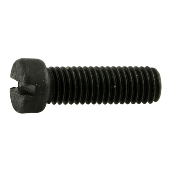 Midwest Fastener #6-48 x 7/16 in Slotted Fillister Machine Screw, Black Oxide Steel, 10 PK 32915 - main